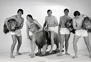 Images Dated 8th May 1977: Members of the British Lions rugby union team about to tour New Zealand for test matches