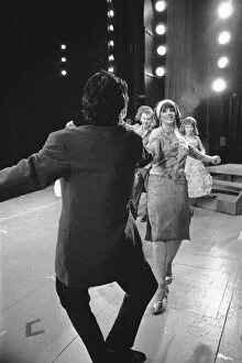 Images Dated 30th May 1973: Members of the cast of Grease seen here on stage at the Coventry Theatre during a dress