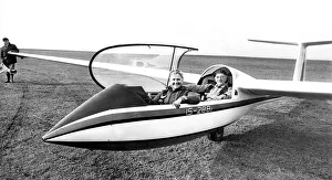 Members of the Northumbria Gliding Club with their new Rumanian glider the 1828B in which Members of the Northumbria Gliding Club with their new Rumanian glider the 1828B in which
