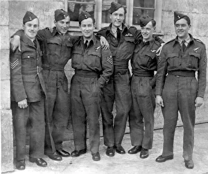 Members of the RAF who were kept in a German prison camp Members of the RAF who were kept in a German prison camp