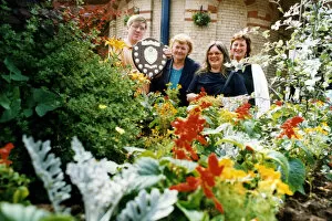 Images Dated 2nd July 1993: Members of Saltburn Residents and Britain in Bloom Committees with the new Lens Sanders