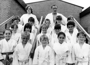 Images Dated 9th August 1984: Members of the South Benwell Judo Club, held at the local primary school