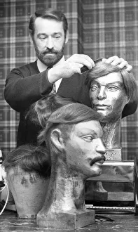 Men are so hair conscious today that even wigs are given thid top class coiffeur Men are so hair conscious today that even wigs are given thid top class coiffeur