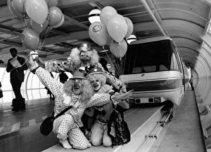Merry Hill Clowns celebrate the opening of phase 5, left to right, Lesley Condie Merry Hill Clowns celebrate the opening of phase 5, left to right, Lesley Condie