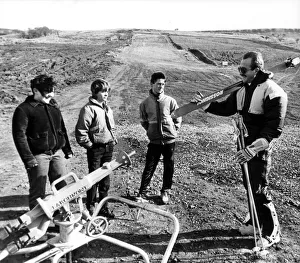 Merthyr Ski Slope centre, which is gearing up for a grand opening. Circa 1988 Merthyr Ski Slope centre, which is gearing up for a grand opening. Circa 1988