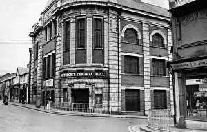 The methodist Central Hall in Tonypandy. 16th April 1974 The methodist Central Hall in Tonypandy. 16th April 1974