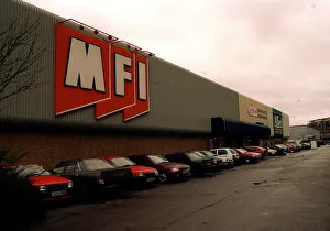 MFI Store in Wembley London February 1997 Stores Shopping Exterior MFI Store in Wembley London February 1997 Stores Shopping Exterior