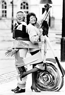 Michael Aspel tv presenter with Cilla Black tv presenter Michael Aspel tv presenter with Cilla Black tv presenter