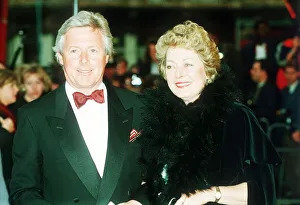 Michael Aspel TV Presenter with wife at the premiere of Where Angels Fear To Tread Michael Aspel TV Presenter with wife at the premiere of Where Angels Fear To Tread