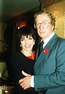 Images Dated 30th October 1991: Michael Caine actor with actress Liza Minnelli