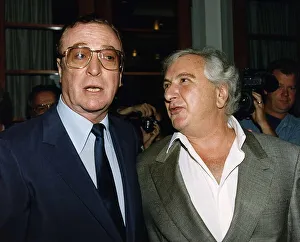 Michael Caine Actor with Film Director Michael Winner at the BAFTA best beginners Awards Michael Caine Actor with Film Director Michael Winner at the BAFTA best beginners Awards