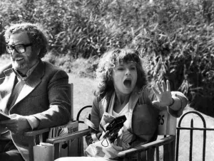 Michael Caine and Julie Walters on location filming Educating Rita Michael Caine and Julie Walters on location filming Educating Rita