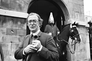 Michael Caine launches the 1987 Poppy Appeal. 2nd November 1987
