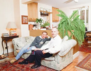 Michael Cashman, actor and partner Paul Cottingham, pictured at home together in Bow Michael Cashman, actor and partner Paul Cottingham, pictured at home together in Bow