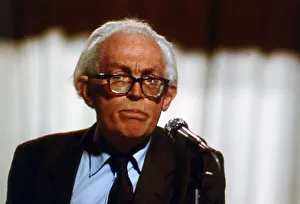 Michael Foot leader of the Labour Party seen here making a speech in the run up to Michael Foot leader of the Labour Party seen here making a speech in the run up to