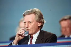 Michael Heseltine at the launch of the Conservative party election manifesto Michael Heseltine at the launch of the Conservative party election manifesto