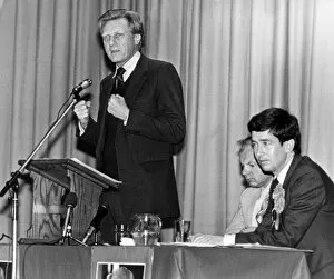 Images Dated 14th March 1983: Michael Heseltine, Secretary of State for Defence, Teesside, 14th March 1983
