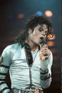 Michael Jackson in concert at Wembley. 15th July 1988 Michael Jackson in concert at Wembley. 15th July 1988