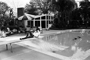 Michael Jackson of The Jackson Five at home in Los Angeles Michael Jackson of The Jackson Five at home in Los Angeles