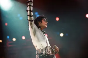 Michael Jackson seen here in concert at Wembley. 26th August 1988 Michael Jackson seen here in concert at Wembley. 26th August 1988