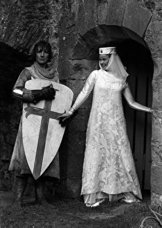 michael Palin and Carol Cleavland May 1974 Medieval Monty Python based