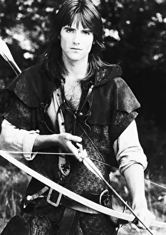 Michael Praed actor playing character Robin Hood. Robin of Sherwood Michael Praed actor playing character Robin Hood. Robin of Sherwood
