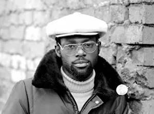 Images Dated 22nd February 1978: Michael Reilly of Reggae group Steel Pulse, pictured in Handsworth, Birmingham
