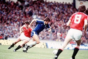 Michael Robinson of Brighton & Hove Albion running with the ball during the 1983 FA Cup Michael Robinson of Brighton & Hove Albion running with the ball during the 1983 FA Cup