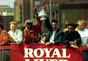 Images Dated 11th May 1992: Michael Thomas, who scored the opening goal of the 1992 FA Cup Final which saw Liverpool