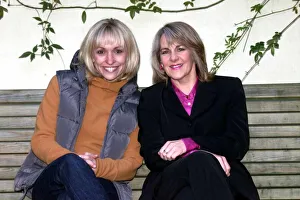 Michaela Strachan TV Presenter October 1999 Pictured with Nina Myskow Mirror Staff Michaela Strachan TV Presenter October 1999 Pictured with Nina Myskow Mirror Staff