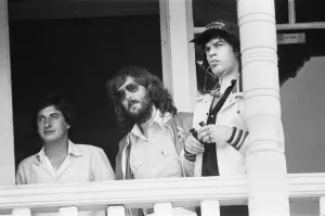 Mick Jagger seen here watching the England v Australia Test Match at Trent Bridge Mick Jagger seen here watching the England v Australia Test Match at Trent Bridge