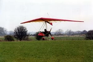 Images Dated 26th June 1997: Microlight pilot and ex-Army captain 33-year-old Storm Smith