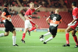 Images Dated 16th September 1997: Middlesbrough 1-0 Barnet, League Cup match at the Riverside Stadium