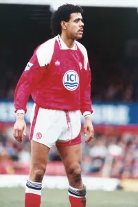 Middlesbrough born Chris Kamara in action against Nottingham Forest whilst on loan Middlesbrough born Chris Kamara in action against Nottingham Forest whilst on loan