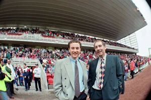 Images Dated 26th August 1995: Middlesbrough chairman Steve Gibson and Chief Executive Keith Lamb at the first game at