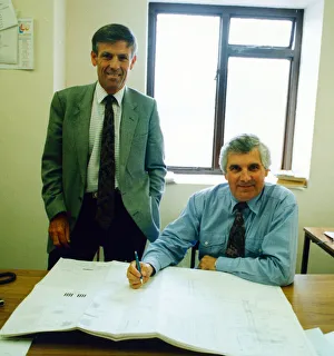 Images Dated 30th June 1992: A Middlesbrough firm that exports steelwork all over the world has gained accreditation