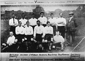Middlesbrough first professionsl team 1899 - 1900 as they prepare to play Lincoln City Middlesbrough first professionsl team 1899 - 1900 as they prepare to play Lincoln City
