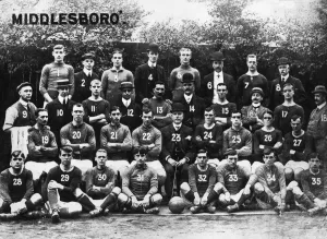 Middlesbrough Football Club 1908 (Back Row) 1 T. Heslop, 2 Middlesbrough Football Club 1908 (Back Row) 1 T. Heslop, 2