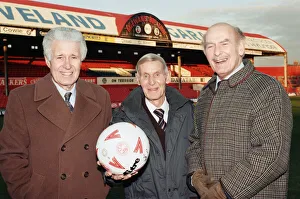 Three Middlesbrough legends revisit Ayresome Park, from left to right: Harold Shepherdson Three Middlesbrough legends revisit Ayresome Park, from left to right: Harold Shepherdson