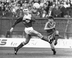 Middlesbrough player Stuart Ripley in action against Manchester United' Middlesbrough player Stuart Ripley in action against Manchester United'