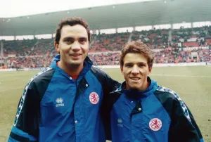 Middlesbrough v Nottingham Forrest 16th March 1996 Middlesbrough legend Juninho Middlesbrough v Nottingham Forrest 16th March 1996 Middlesbrough legend Juninho