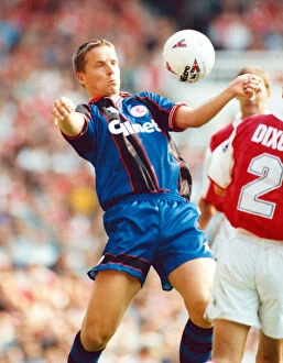 Images Dated 20th August 1995: Middlesbroughs Jan Aage Fjortoft in action against Arsenal. 20th August 1995
