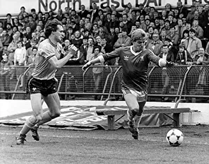 Middlesbrough's Paul Sugrue, right, gets quickly past a Wolves defender Middlesbrough's Paul Sugrue, right, gets quickly past a Wolves defender