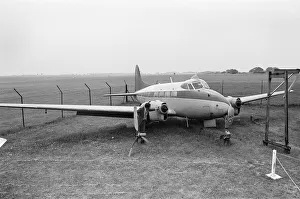Midland Air Museum Chairman Mr John Berkeley checks on their latest acquisition Midland Air Museum Chairman Mr John Berkeley checks on their latest acquisition