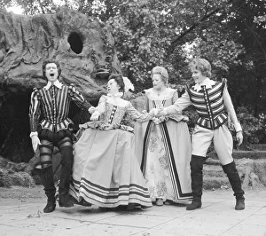 A Midsummer Night's Dream June 1970 Actors-(left - Right A Midsummer Night's Dream June 1970 Actors-(left - Right