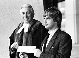 Images Dated 17th March 1982: Mike Oldfield, musician and composer, receives the Freedom of the City of London