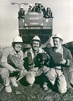 Miners (left to right) Eric Jones, Laurie Dixon, Ray Johnson