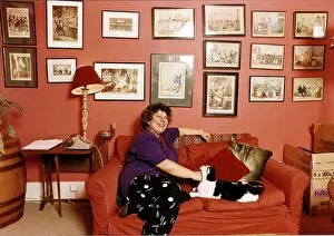 Miriam Margolis British actress at home