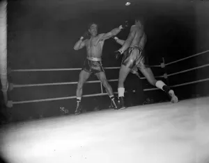 00002 Prints: Vintage Boxing Print: Randolph Turpin vs Buxton
