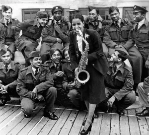 00006 Prints: Print of Mona Baptise Blues Singer, 1948 Empire Windrush arrival in Britain